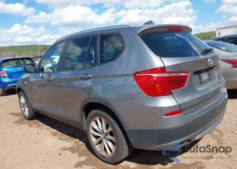 2013 BMW X3 xDrive28I z USA, uszkodzony, nr VIN 5UXWX9C55D0A08670